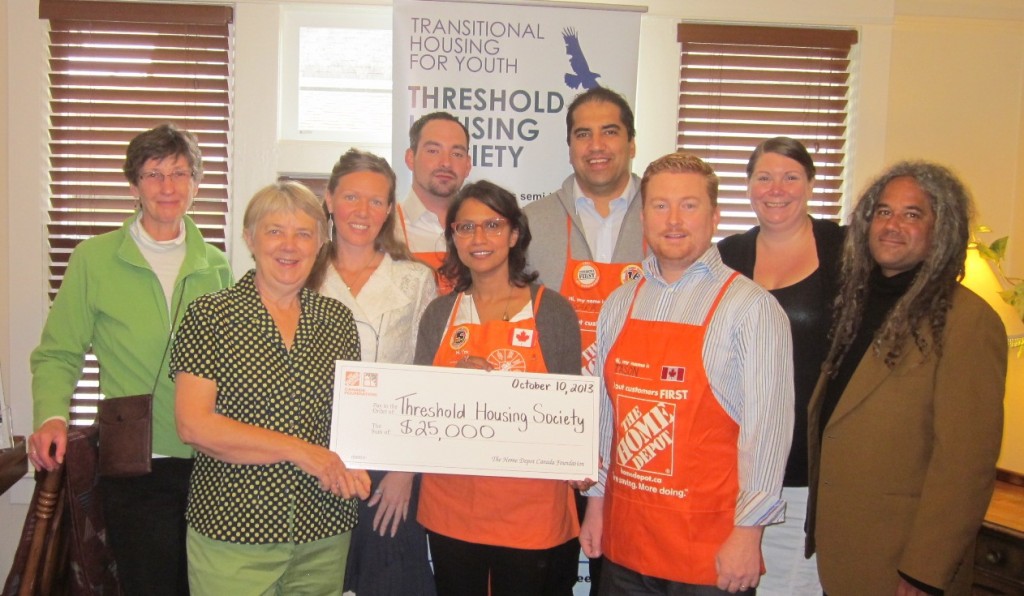 THRESHOLD HOUSING SOCIETY RECEIVES A $25,000 GRANT FROM THE HOME